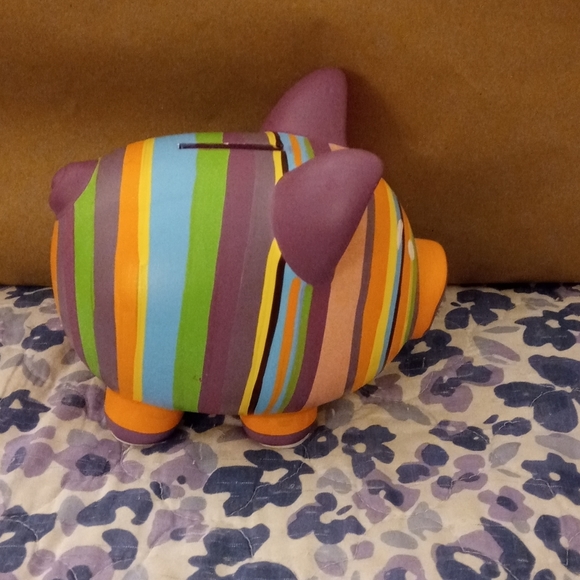 Cupcakes & Cartwheels Ceramic Piggy Bank - Picture 3 of 6